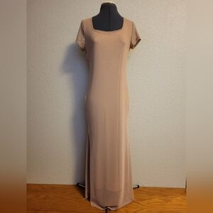 NWT See You Monday Dark Tan Knit Maxi Dress Size Large